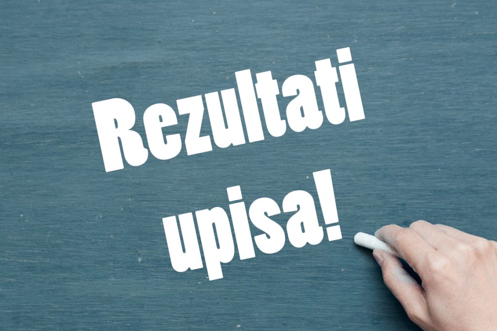 Konačna rang lista primljenih učenika u I. razrede 2024./25. šk.godine nakon drugog upisnog roka
