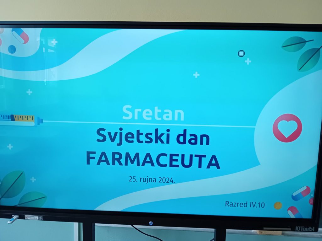 Učenici S.Š. “Travnik” Nova Bila obilježili Svjetski dan farmaceuta